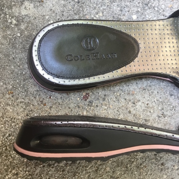 Cole Haan Nike Air leather slide sandals 7.5 AA - Picture 4 of 7